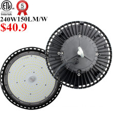 Top selling industrial lighting 150lm/w  36000lm UFO LED high bay 240W high bay lights